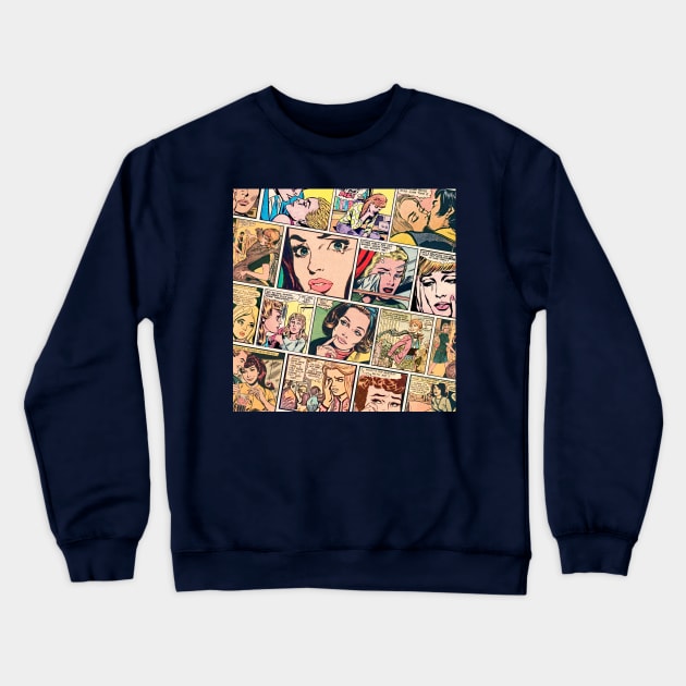 Comic Crewneck Sweatshirt by Sauher